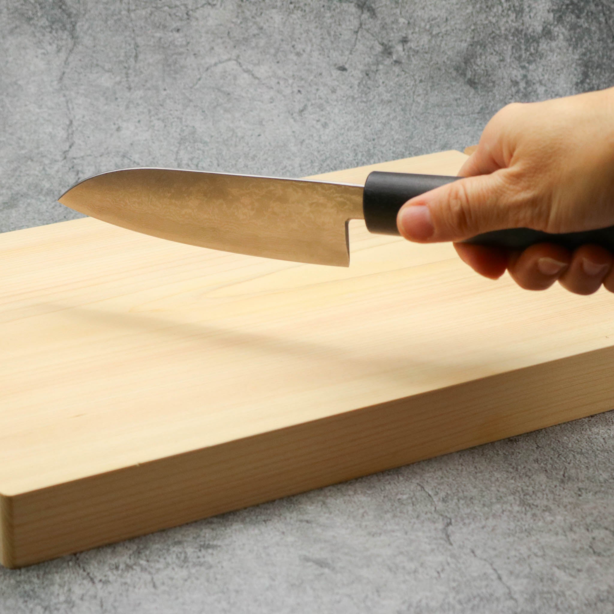 三徳包丁 | ダマスカス VG10 16層 | 130mm | ふくべ鍛冶