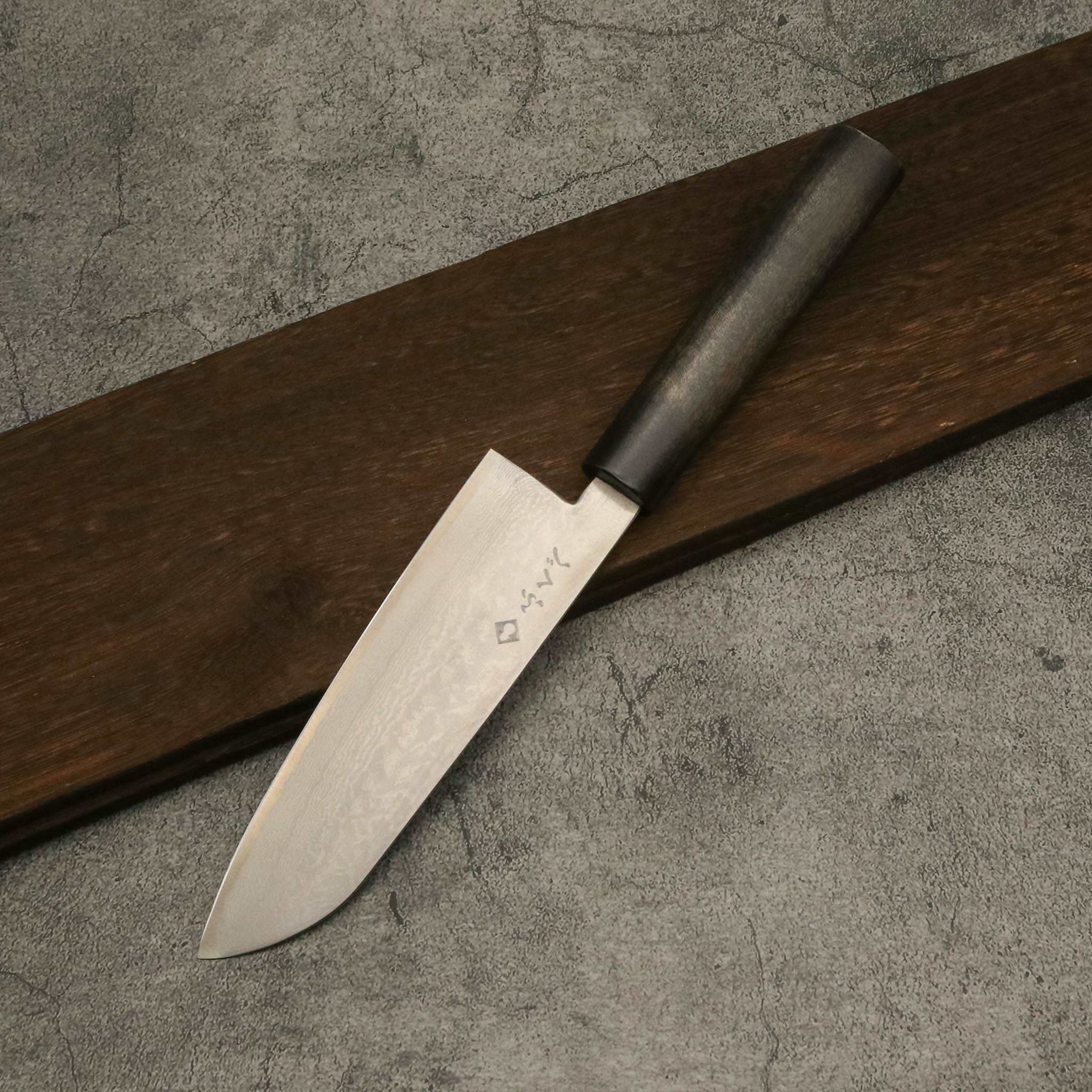 三徳包丁 | ダマスカス VG10 16層 | 165mm | ふくべ鍛冶