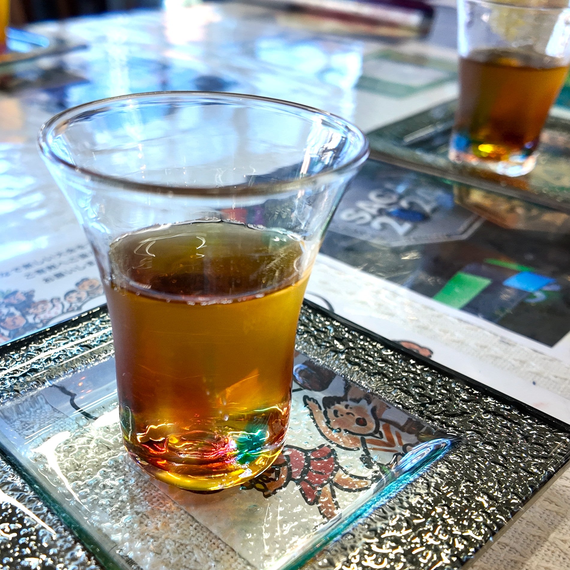 肥前びーどろ グラス | 虹色 一口ビール | 副島硝子