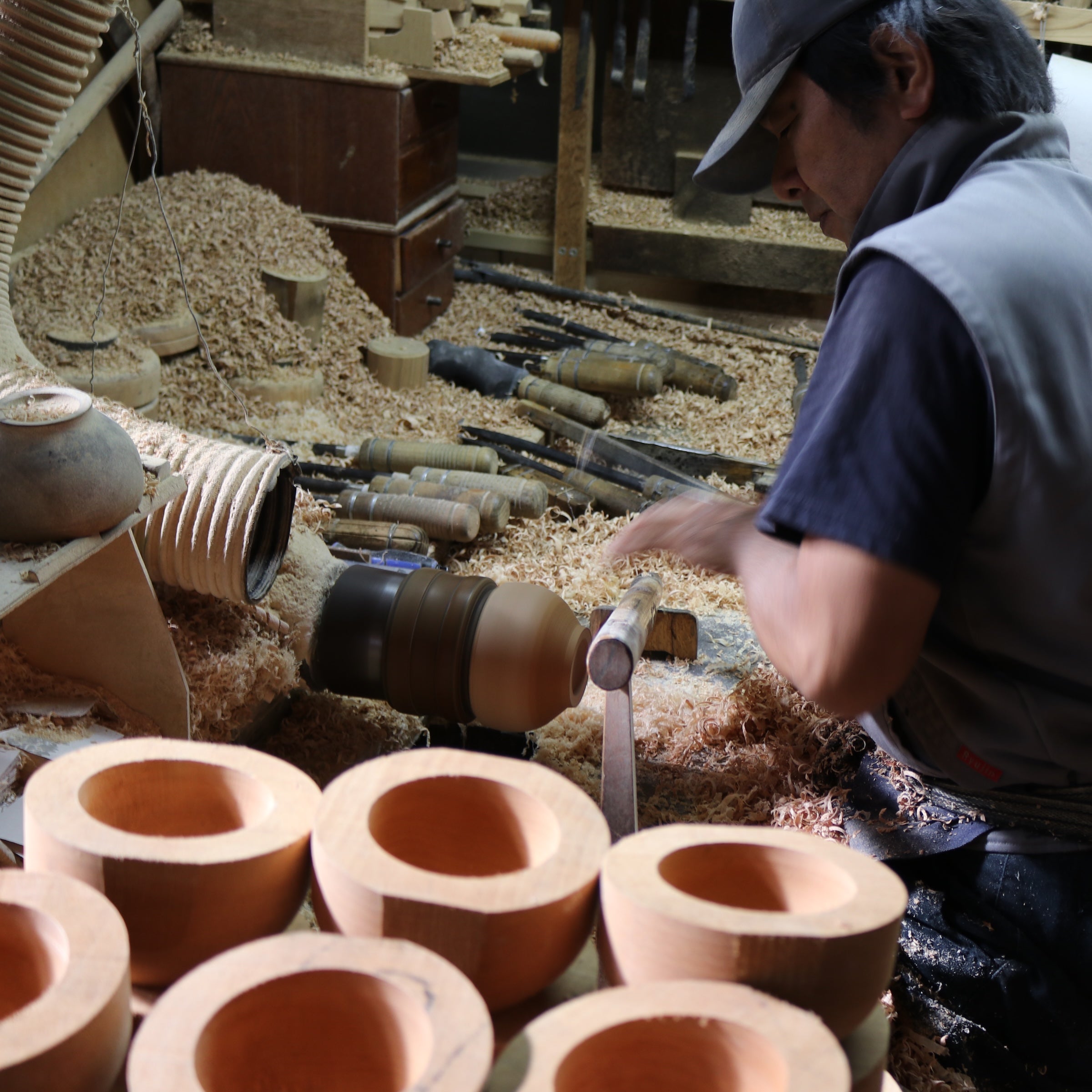 お椀 | めいぼく椀 中 | くり | 薗部産業