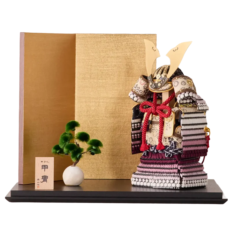 鎧飾りセット | 大河鎧 | 紫 | 鈴甲子 雄山【26/1/6以降順次配送】