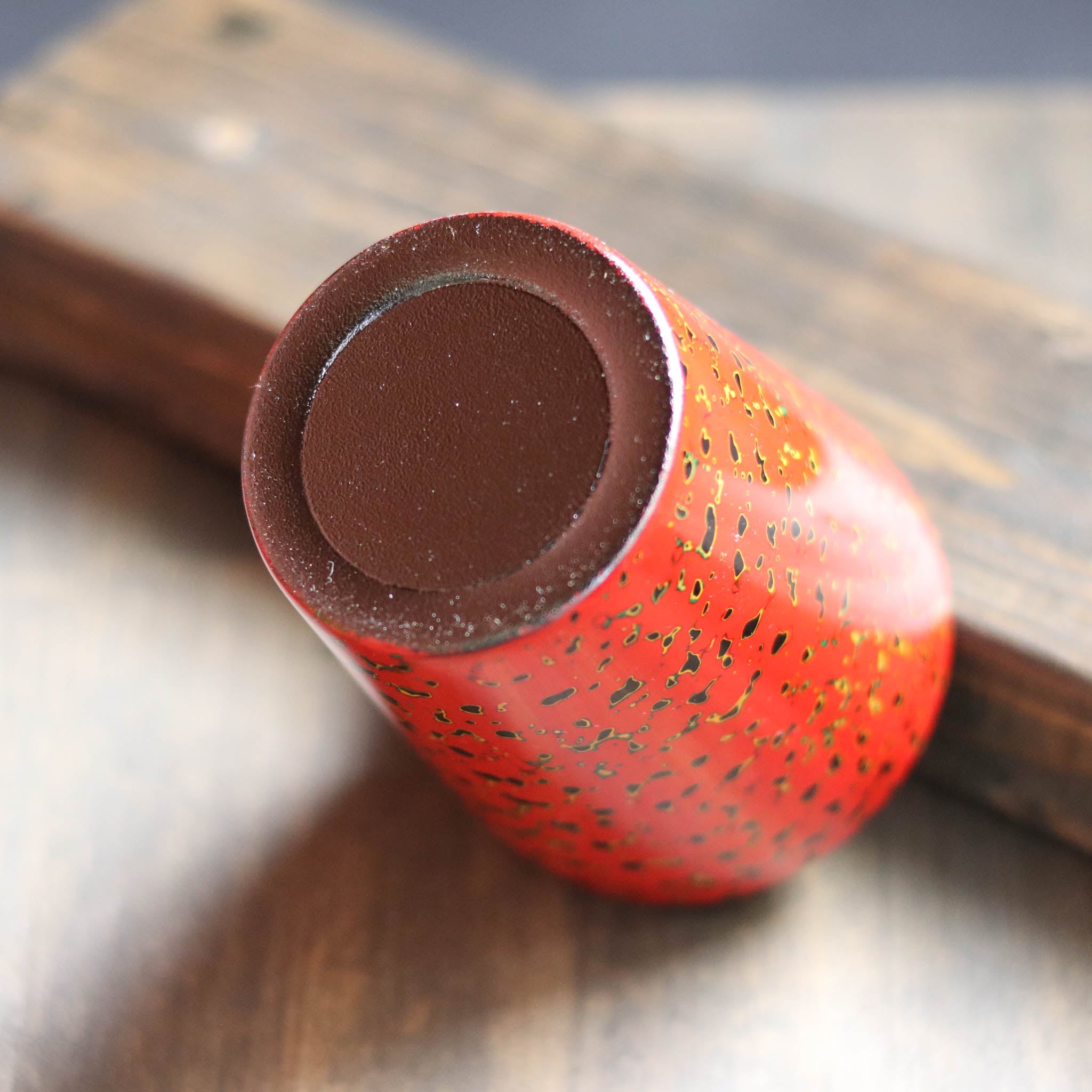 津軽塗 | 二重構造 ステンレスカップ | 唐塗 茜 | 小林漆器