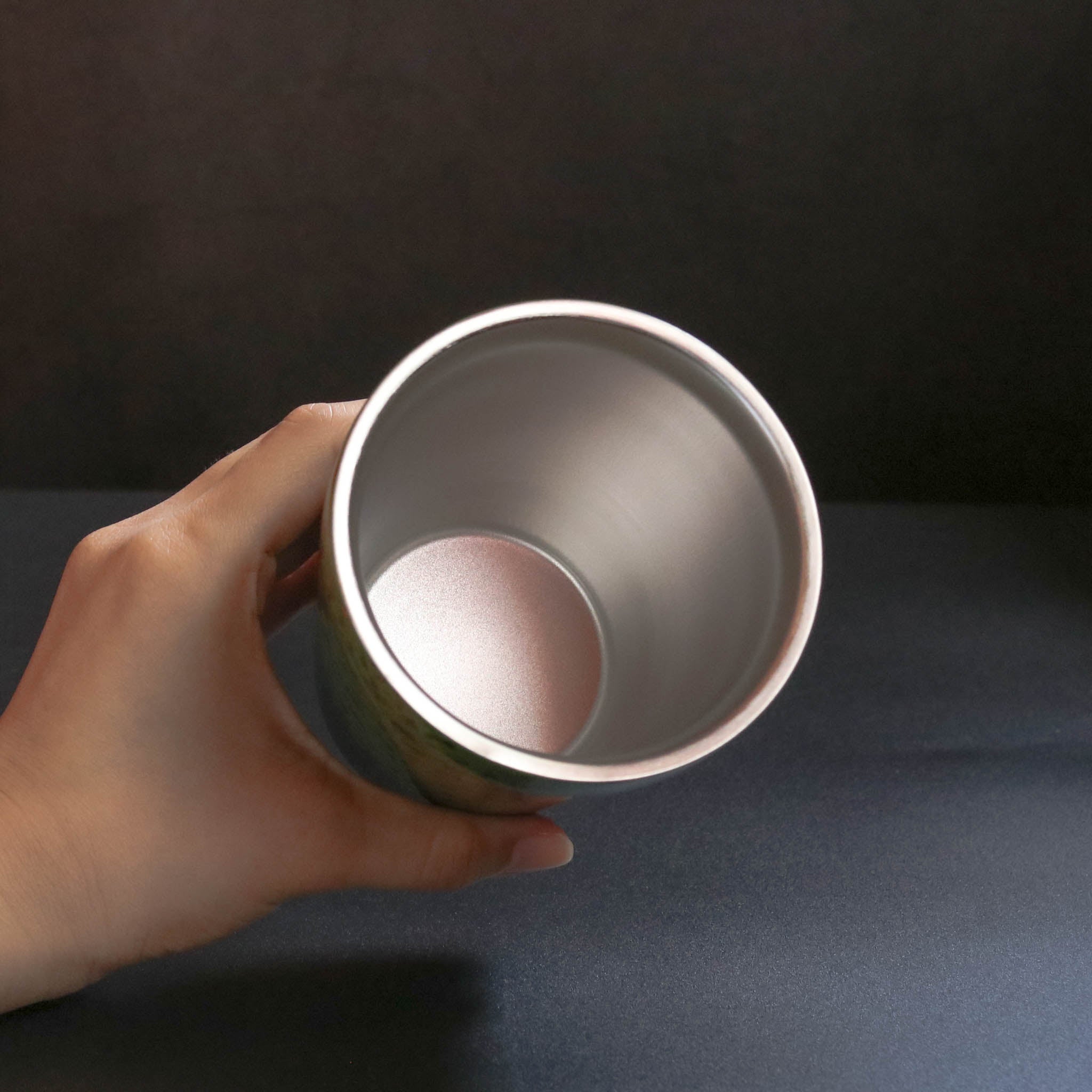 津軽塗 | 二重構造 ステンレスカップ | 唐塗 鶯 | 小林漆器