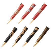 輪島塗 ボールペン | ふくろう蒔絵 | 朱 | 大藤漆器店