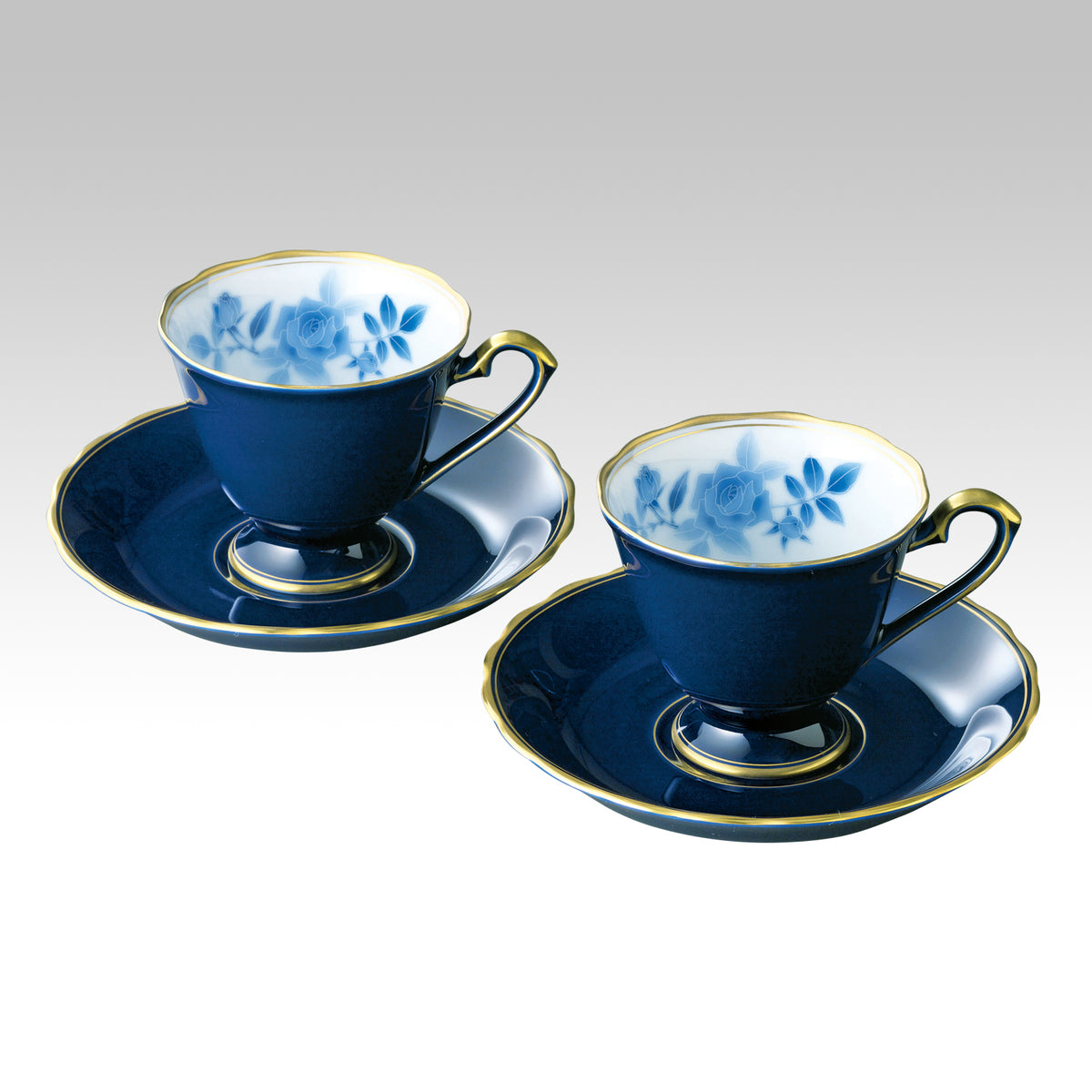 有田焼 カップ | ペアコーヒーカップ＆ソーサー | サムシングブルー  