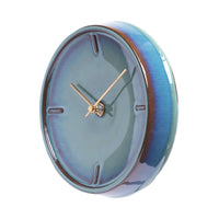美濃焼 時計 | 掛時計 GLAZED CLOCK | 青海鼠釉 Z-02 | SUGY