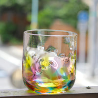 肥前びーどろ グラス | 虹色ロックグラス | 副島硝子