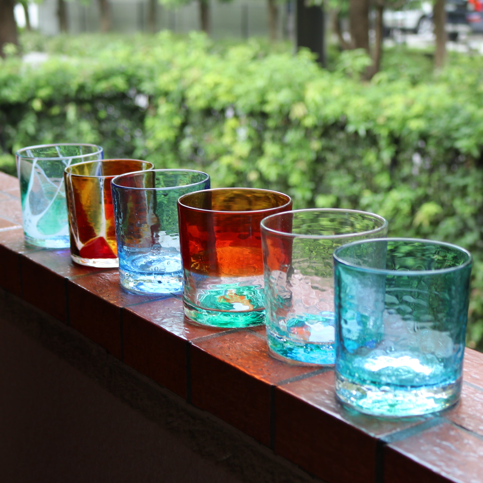 琉球ガラス | オーシャンロックグラス | ブルー