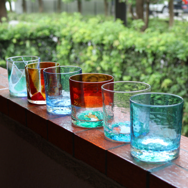 配送無料 琉球ガラス泡ガラスの花器(今から40年ほど前のお品