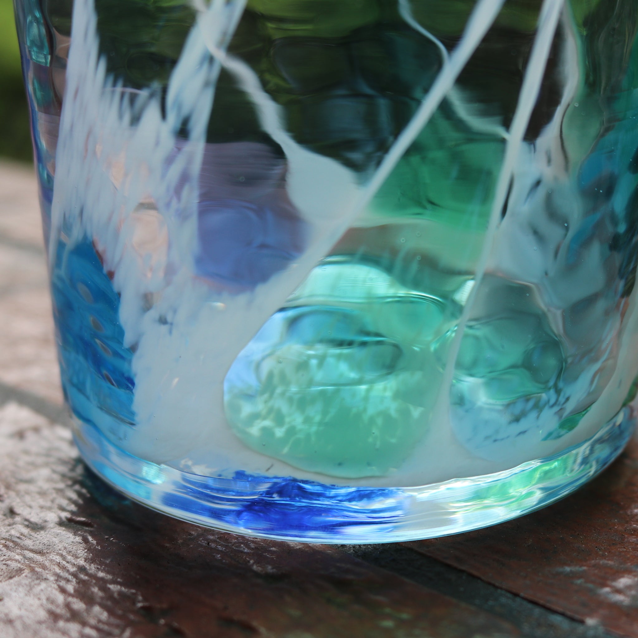 琉球ガラス ロックグラス | 海想グラス | 青