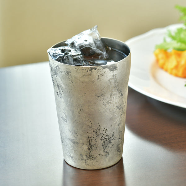 タンブラー | 折燕ORI-EN | 320ml ANTIQUE SILVER | アルチザン