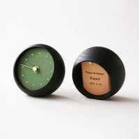 置時計 | こないろ | 緑瑪瑙 | 選べる木枠3種 | シーブレーン