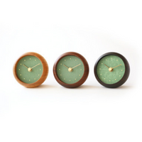 置時計 | こないろ | 緑瑪瑙 | 選べる木枠3種 | シーブレーン
