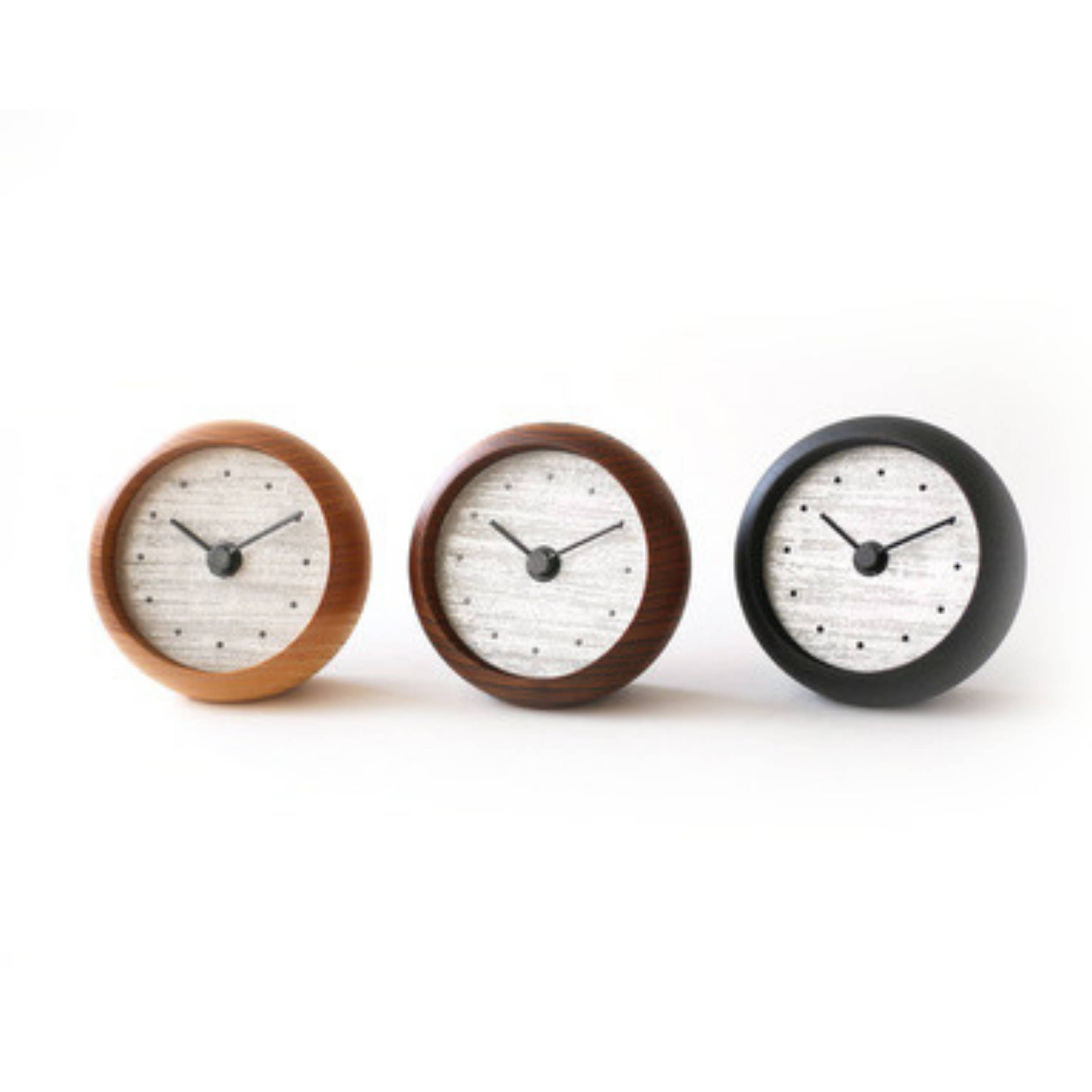 置時計 | 摺箔 | 白金(プラチナ) | 選べる木枠3種 | シーブレーン
