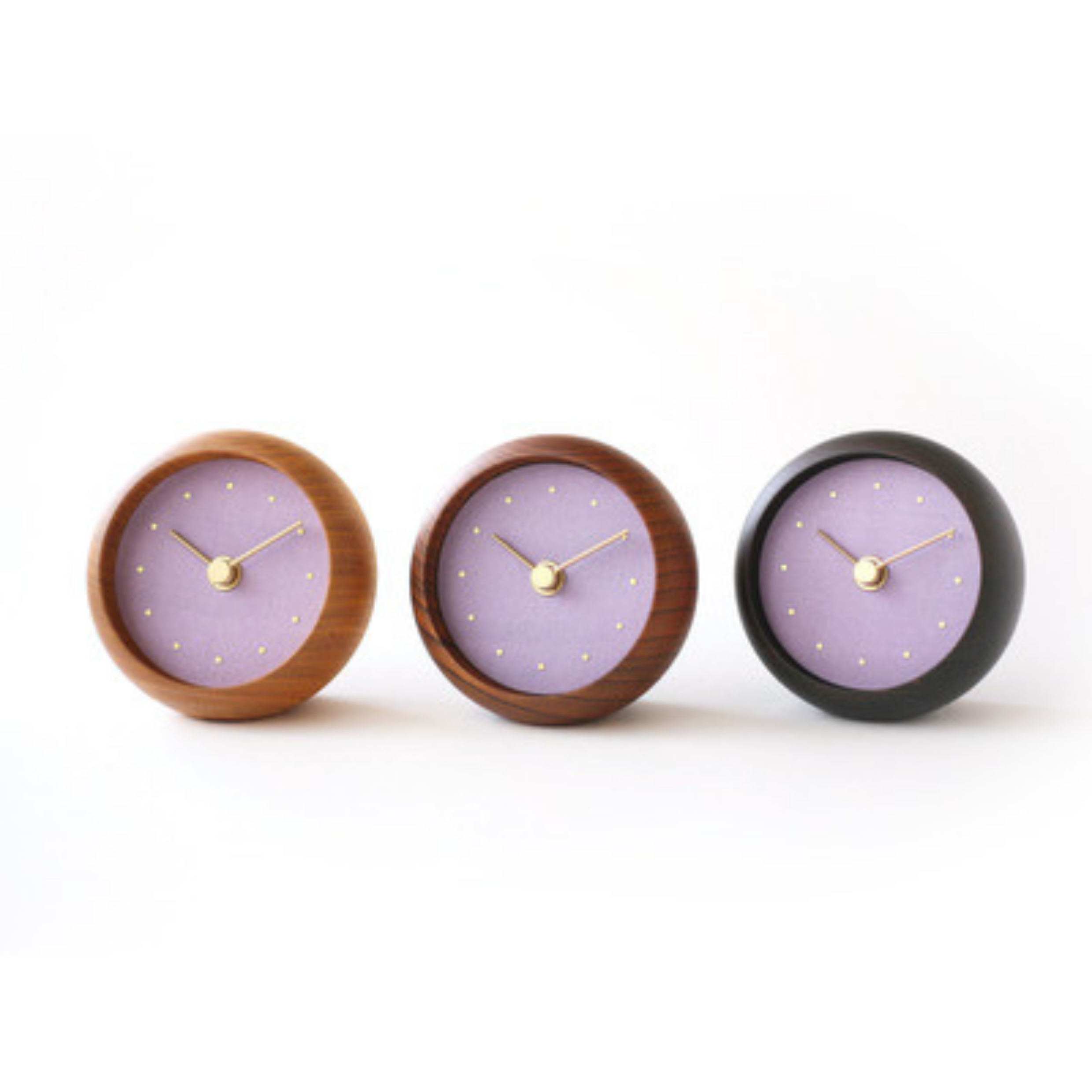 置時計 | こないろ | 藤紫 | 選べる木枠3種 | シーブレーン